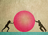 Conflict, conceptual illustration
