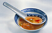 Chinese sweet and sour sauce with lychee