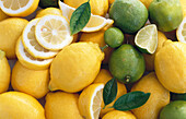 Fresh limes and lemons