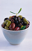 Marinated olives