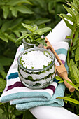 Basil bath salts (for skin diseases and joint pain)