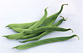String beans on a light background