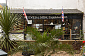 Shop front with drought tolerant plants in Hastings street