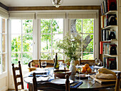 Classical elegant dining room