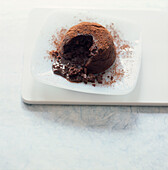 Schokoladenbomben-Dessert