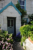 Country cottage entrance