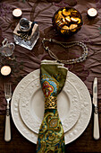 Christmas table setting