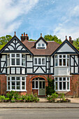 Außenbereich eines Einfamilienhauses in Tunbridge Wells Kent England UK