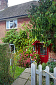 Front path and garden gate to Tenterden home Kent UK