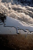 Bubbling hot tub