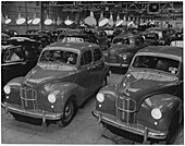 New Austin cars at the Longbridge Factory, Birmingham, UK