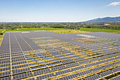 Photovoltaic awnings being used to grow crops
