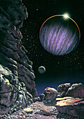 Exoplanet, illustration