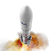 Vulcan Centaur rocket launch, illustration