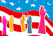 US elections, illustration