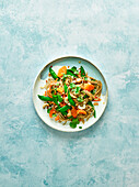 Healthy Asian noodle salad