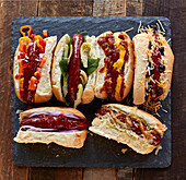 Hot Dogs mit Wildwurst