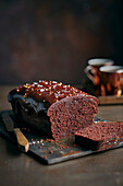 Dark chocolate and chilli espresso loaf cake