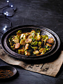 Garam masala roast brussels sprouts