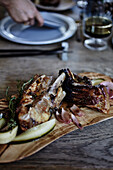 Roast Pork with Pickled Onions and Thyme