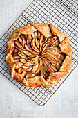 Apple Galette on a cooling rack