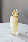 Coconut and banana cocktail