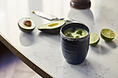 Avocado and lime drink