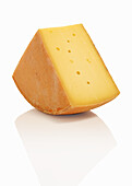 A piece of Appenzeller cheese