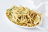 Courgette tempura fries