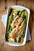 Chicken and asparagus casserole