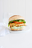 Lime and chilli chicken sandwich