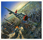 Second World War, illustration