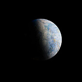 Earth-like Trappist planet, composite image