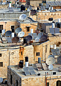 Satellite dishes in Jerusalem