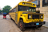 American school bus in Havana