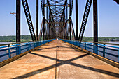 Chain of Rocks Bridge across Mississippi
