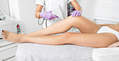 Leg laser hair removal