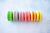 Macarons in rainbow colors (France)
