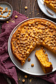 Pumpkin pie with amaretti