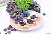 Latwerge von der Weintrauben bei Verdauungsproblemen