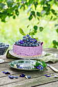 No bake blueberry cheesecake
