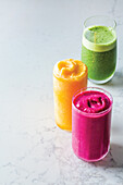 Healthy breakfast smoothies