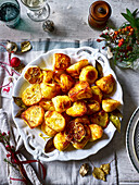 Lemon, garlic and bay roast potatoes