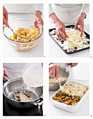 Preparing low-fat chicken biryani