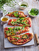 Wholegrain vegetable pizza