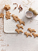 Pepparkakor (ginger bread cookies, Sweden) for Christmas