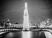 Electric tower at Luna Park, Coney Island, New York, USA