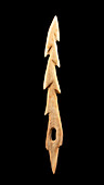 Prehistoric harpoon replica