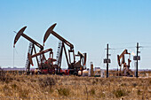 Oil wells in the Permian Basin