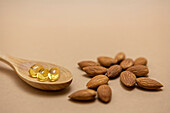 Almonds and almond oil capsules